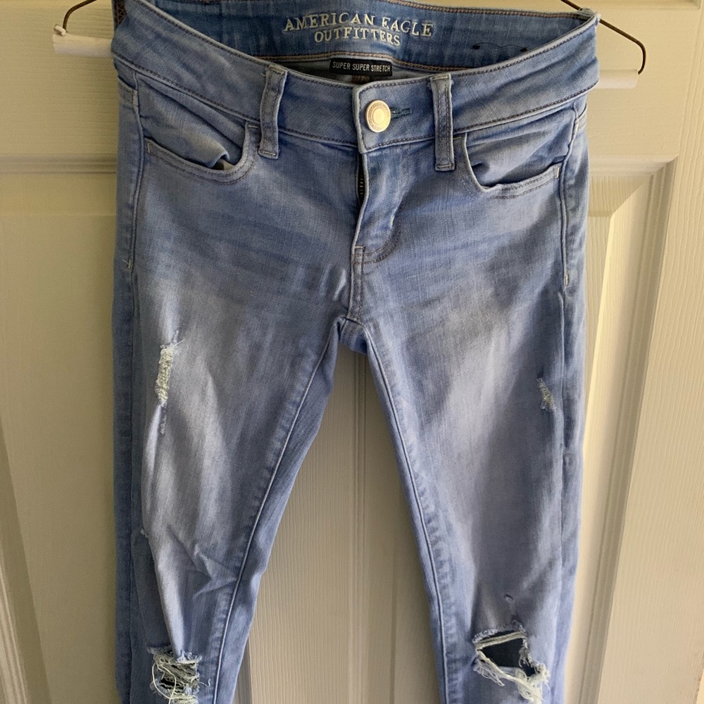 American Eagle Size 0 Low-Rise Stretch Jeggings
